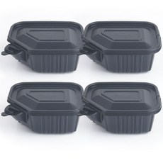 캠핑 낚시 공원 불없이 뜨겁게먹는 발열용기 1인분용 x 4개