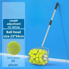 휴대용 테니스 공 수집기 조절 가능한 수거 바구니 보관 도구 전문 스포츠 액세서리, 02 Classic Style