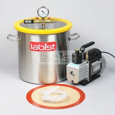 진공 실리콘 에폭시 교반 탈포기 혼합기 5.5갤런 21리터 챔버 키트 3cfm 110v, 21L