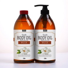 익스퍼트 솔루션 바디 마사지오일, 머스크, 1L, 1개