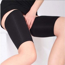 하지정맥 붓는다리 발란스핏 종아리 압박마사지밴드 수면서포터 스타킹과 허벅지 압박밴드 2종, 블랙, 1세트, 허벅지밴드2P