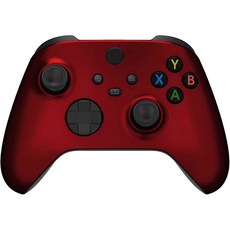 Xbox 시리즈 및 One 소프트 터치 디자인 커스텀 게임 컨트롤러 One용 컴포트 그립을 위한 셸 X 라이트닝, X/S Red, 1개, Red Series