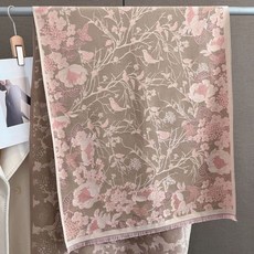 【送媽媽的禮物】2023新款仿羊絨圍巾女冬季韓版印花時尚圍巾兩用空調披肩學生圍脖