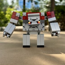 我的世界人仔 我的世界拼裝積木像素人仔紅石怪包郵男孩益智小玩具學生二年級12, 1個, 红石怪146颗粒