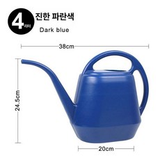 물조리개 물뿌리개 물조루 화분물주기 화초, 딥블루 4l, 1개