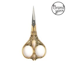 브랜드얀 감성 롬하츠 가위 11.5cm, 엔틱골드, 1개