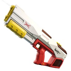 電動手動自吸式二合一水槍 感應式吸水玩具槍, 紅色, 1個