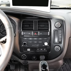 카로아 포터2 LPG EV 센터페시아 커버 몰딩 실내 인테리어 튜닝, 유광 카본, 센터페시아 송풍구