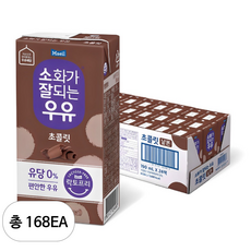 소화가잘되는우유 초콜릿, 190ml, 168개