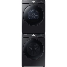 삼성전자 그랑데 드럼세탁기 WF24T8000KV 24kg + 건조기 DV17T8520BV 17kg + 직렬설치 패키지 방문설치, WF24T8000KV, DV17T8520BV, 블랙 케비어
