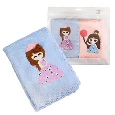 아기자기한 자수행주 요술행주 극세사행주2P세트-색상랜덤, 1세트