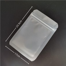 自封袋 食品級磨砂加厚拉鍊式分裝袋, 1個