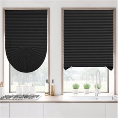원룸 창문가리개 붙이는 셀프 블라인드 90x240cm 일반형 블랙
