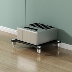 오디오랙 스피커장식장 앰프선반 오디오장 장식장 거치대, C. 1단 블랙, 기본 색상