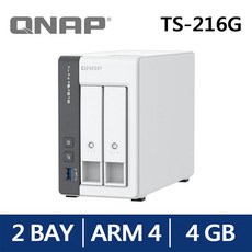 QNAP TS-216G 桌上型網路儲存伺服器, 詳見商品說明, 1GB