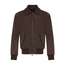 프랜지스콜렉션 지퍼 레더 재킷