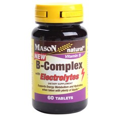 MASON natural 複合維生素B補充錠, 60顆, 1罐
