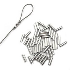 리우툴 롱슬리브 압착형 와이어 링터미널 원통형 압착단자 짠짠이 페럴 케이블 커넥터 고정 연결 부속, 50개