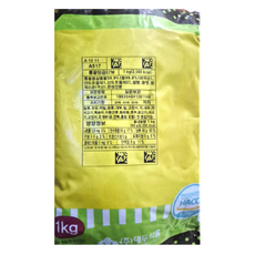 대두식품 통팥앙금 57M, 1kg, 11개