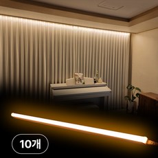 닥터룩스 간접조명 LED T5 15w 900mm, 전구색, 10개