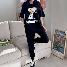 WORLDLOOK Mint Winnie女款木質短袖套裝上下套裝T恤束口褲寬鬆運動慢跑褲 新品