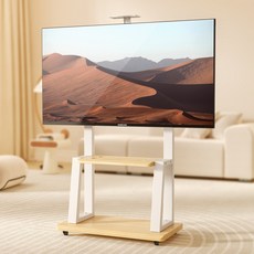 라보토리 이동식 TV 스탠드 거치대 32-75인치, 1개, A-11화이트