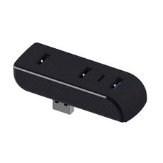 Tesla Model 3 Y Juniper USB 허브 포트 용 글러브 박스 도킹 스테이션 자동차 4 in 1 확장기 충전기 업그, 01 Black, 1개