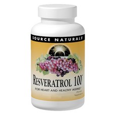 SOURCE NATURALS 白藜蘆醇錠, 1個, 30 件