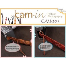 數位小兔 Cam-in CAM-205 真皮手腕帶 EX1 G12 600D XZ1 GH2 NEX-5n NEX-C3 相機適用, 1個