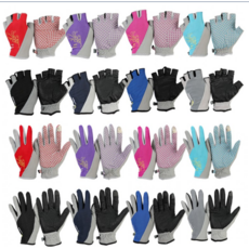 와플콤비 반장갑 긴장갑 여성용 남성용 자전거장갑 자외선차단 등산 낚시 레저 미끄럼방지 스포츠장갑 트레킹장갑 여름장갑, 긴장갑-L-블랙, 1개