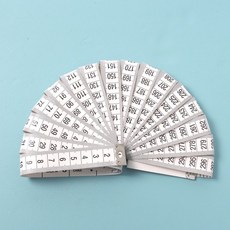바디측정 피팅 줄자 3M 화이트 재봉줄자, 1개