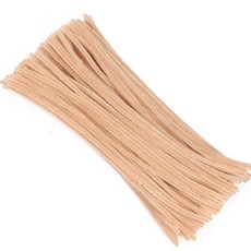 小布的雜貨 DIY毛根扭扭棒 創意手作材料包 鐵絲毛條100入 多色選擇, 1個, 毛根 - 雪芽100入, 如圖