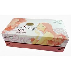 CHERTING 雪婷 超薄化妝棉, 1盒, 160入