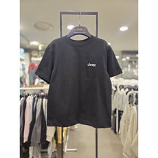 [지프키즈] 남아 여아 공용 스몰지프 반팔티 블랙 KR2TSU092