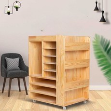 원목 미술도구 정리대 거치대 화구함 캐비닛 수납, 1개