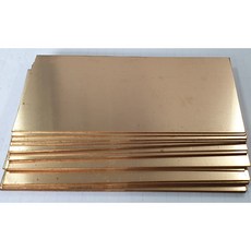 황동판1.5Tx100x100mm/ 신주판1.5Tx100x100mm, 1개