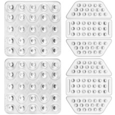 WILLBOND 스노우보드 스톰프 패드 4세트 3D 투명 미끄럼 방지 그립 매트 겨울 스노우 보드 액세서리용 향상된 마찰 및 그립(콤보) 306305 8788723714, Combo