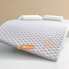 접이식 자취방 라지킹토퍼 두꺼운이불패드 바닥 돌침대요 매트리스 손님용, 1cm, 18_J타입 두께 5cm 120x200cm