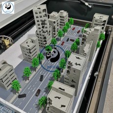 1150 미니어처 파괴 도시 전투 조립식 건담 전시용, 1개, 라이트 그레이 pd150-5