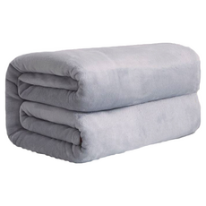 【寵星球】寵物法蘭絨毛毯 保暖舒適 寵物毛毯 珊瑚絨毯 寵物毯 寵物被子, 灰色, 1個