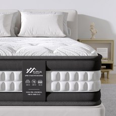 KURUA 매트리스 무음 독립스프링 침대 매트리스간편 설치, 중간, 20cm