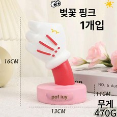 마린데어 응원봉거치대 보관함 아크릴 세트 아이돌, 1단, 체리 블라썸 핑크 1개