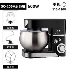휘핑기 밀가루 반죽기 홈베이킹 미니 300W 위즈웰 전기 스테인리스 혼합기 생 화이트, 3 SC 205A미규 블랙 5L 600W 퀵 전용 ET