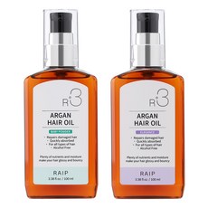 라입 R3 아르간오일 헤어에센스 베이비파우더+엘레강스, 100ml, 2개