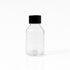 마미하우스 일반용 차량용 디퓨저공병 용기 모음, 1개, 1ml, 우유캡100ml블랙캡