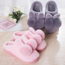 토끼 캐릭터 겨울 아동 슬리퍼 실내화 거실화