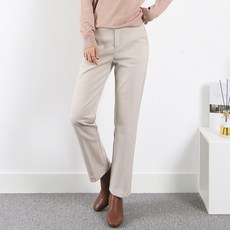 여성 겨울 기모바지 빅사이즈 뒷밴딩/일반 멜로이 기모팬츠 슬랙스