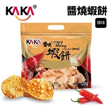 KAKA 醬燒蝦餅 辣味 120g, 1個