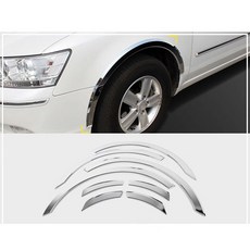 (휀다 몰딩) 2004-2009 NF소나타 크롬 휀다가드 ths+2580Bk