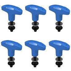 GPCA - 타이 다운 메탈 D-플레이트/D-버클 설치가 쉬운 트럭 타이 다운 카고 커버 마운트와 호환 4xe JL JT JK TJ 등을 위한 튼튼한 지프 랭글러, 6